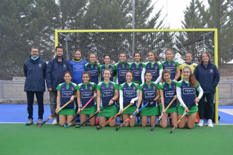 Las espartanas del Hockey Pozuelo siguen luchando 