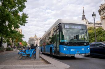 Los viajes en autobuses de EMT Madrid y bicimad serán gratuitos los días 8 y 9 de enero