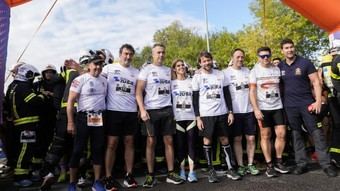 Madrid rinde homenaje a bomberos caídos en la XXXI carrera memorial