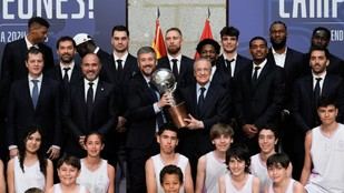 La Comunidad de Madrid celebra el triunfo del Real Madrid de Baloncesto