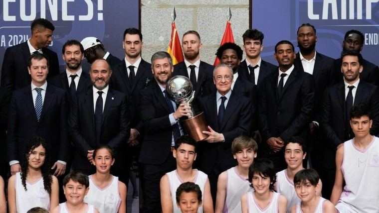 La Comunidad de Madrid celebra el triunfo del Real Madrid de Baloncesto