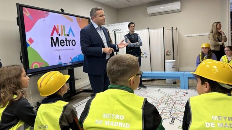 Más de 9.000 escolares aprenden sobre el uso del Metro en Madrid