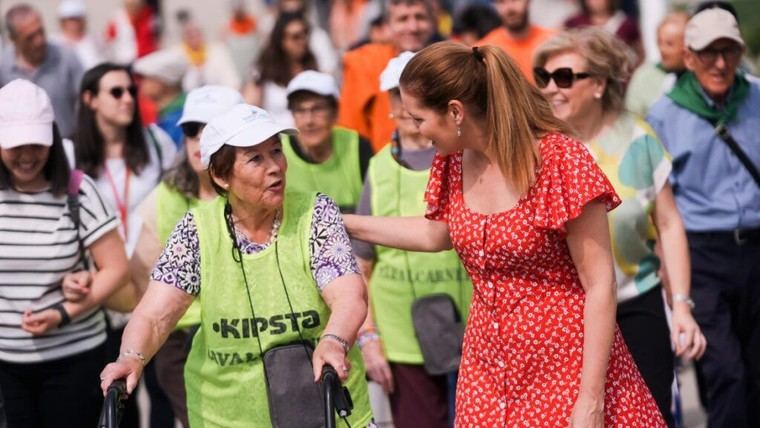 Más de 700 participantes en la XII Marcha de Mayores en Madrid
