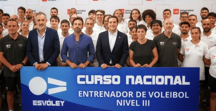 Universidad Europea alberga curso de entrenadores de voleibol Nivel III