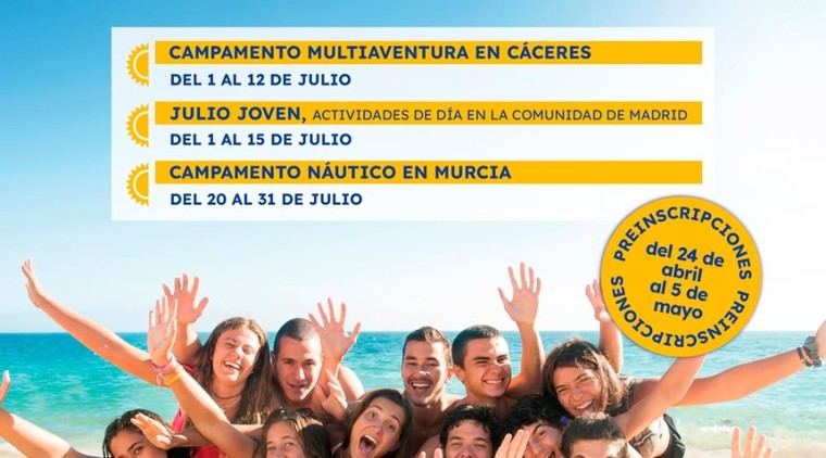Campamentos de verano para jóvenes en Pozuelo: multiaventura y náuticos en julio