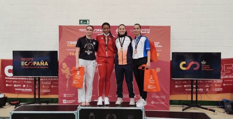 María Isabel Mejías se corona campeona de Kárate en España Universitaria