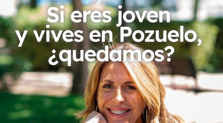 Paloma Tejero se reunirá con jóvenes de Pozuelo el 6 de mayo