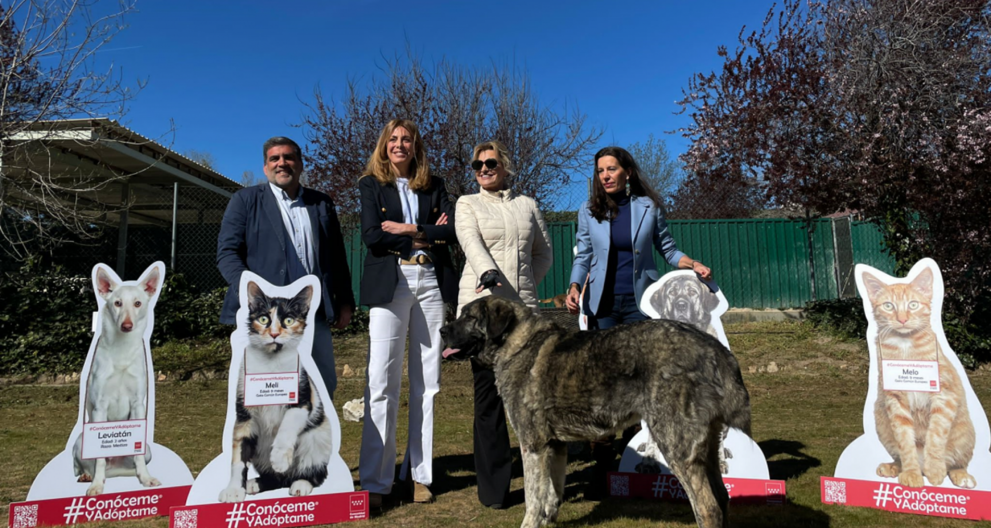 La soprano Ainhoa Arteta se suma a la campaña Conóceme y Adóptame de la Comunidad de Madrid para el acogimiento de animales