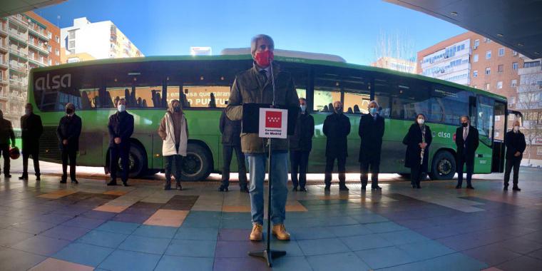 La Comunidad de Madrid despliega el 100% de las líneas de autobuses interurbanos del Consorcio