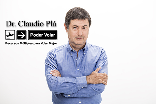 El Dr. Claudio Plá Alem, especialista en aerofobia, presenta en España 'Desafiando el miedo a volar en avión'