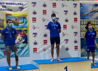 Podio masculino con oro para Carlos Martínez, la plata para Ignacio Arribas y el bronce para Juan Diego Pérez -Miranda 