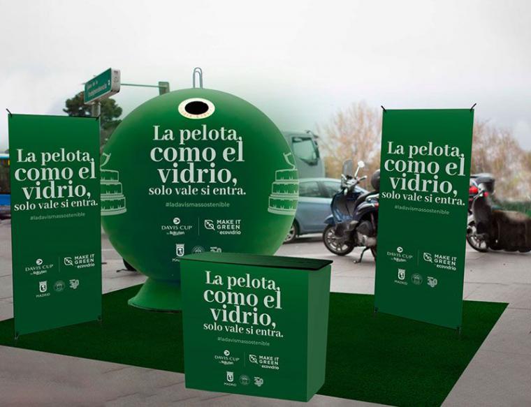 Ecovidrio y el Ayuntamiento de Pozuelo premian el reciclaje de vidrio regalando entradas para Copa Davis