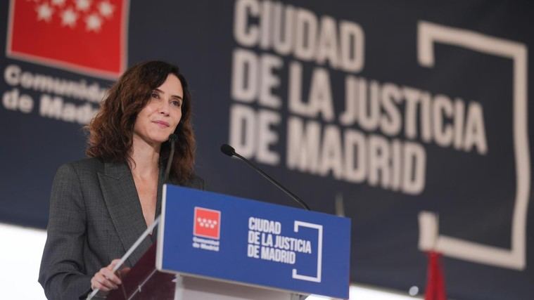 Díaz Ayuso da inicio a la construcción de la Ciudad de la Justicia en Madrid
