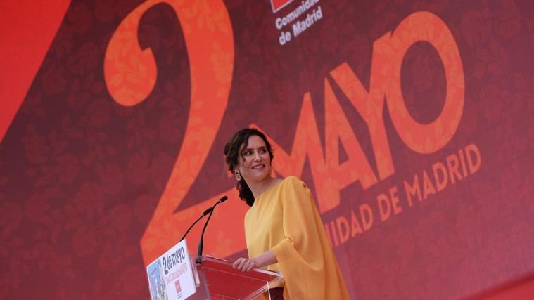 Díaz Ayuso destaca el orgullo de ser españoles en el Día de la Comunidad de Madrid