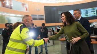Díaz Ayuso destaca la labor de los profesionales de seguridad para esta Navidad