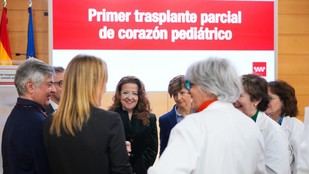 Pionero trasplante parcial de corazón en Madrid a una bebé de siete meses