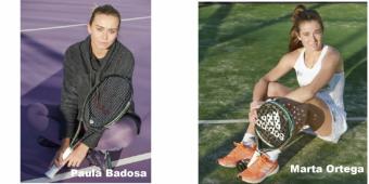 Las dos mejores representantes nacionales de la raqueta entrenan en Aravaca