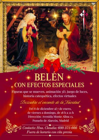La magia de la Navidad cobra vida en Pozuelo: visita el Belén de Heraldos del Evangelio
