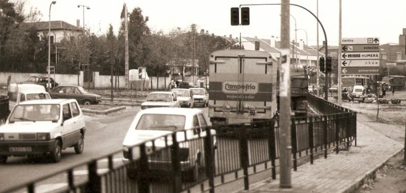 Avenida de Juan XXIII. Años 80. Siglo XX